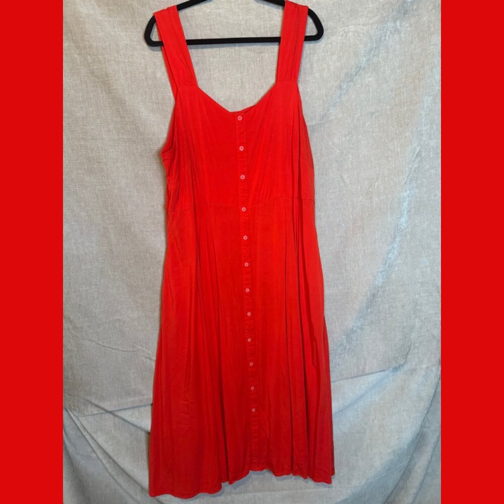 Ava & Viv Red Sun Dress 2X